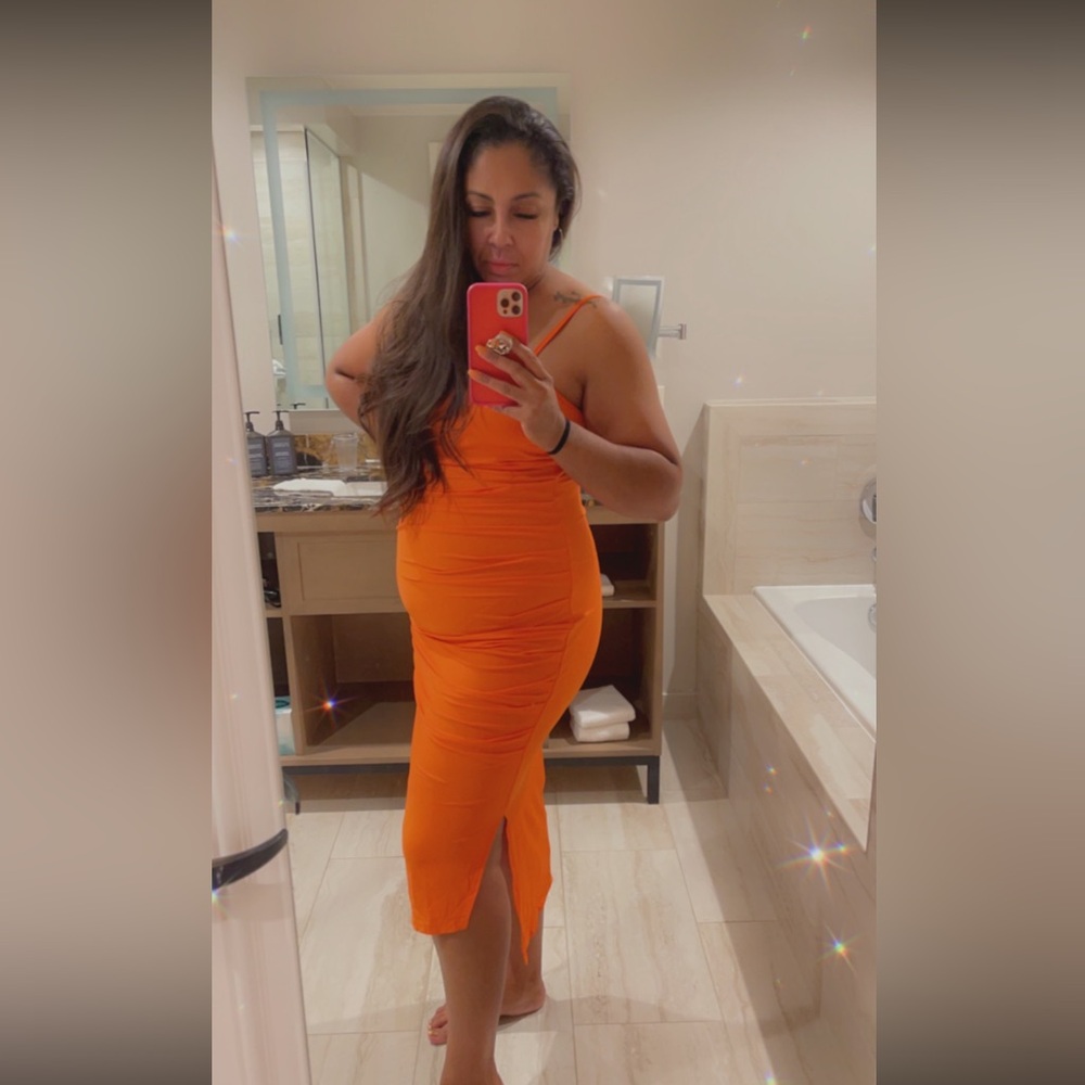 Ruched Bodycon Dress